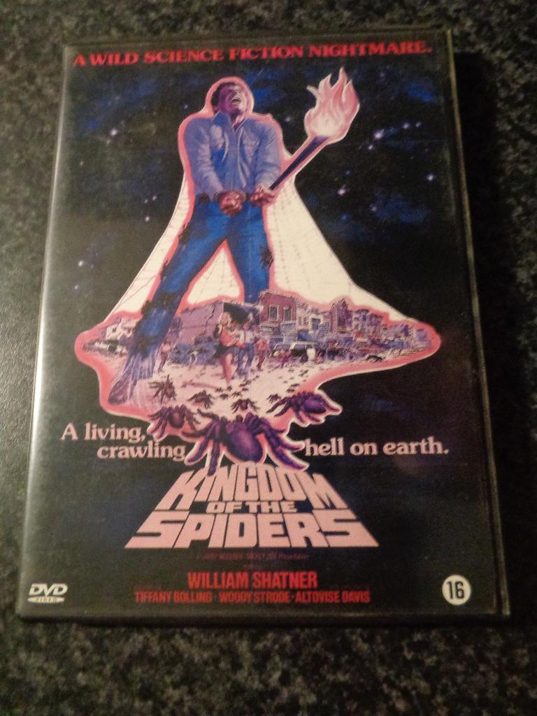 Kingdom of the Spiders uit 1977, Alle leeftijden, Science Fiction en Fantasy, Ophalen of Verzenden, Zo goed als nieuw