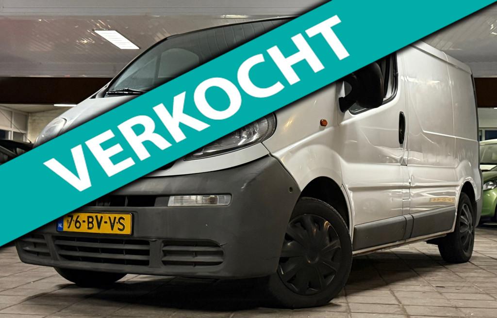 Opel Vivaro 1.9 CDTI L1H1|NAP|APK08-26|3Pers|Bedrijfswagenin, Auto's, Voorwielaandrijving, Gebruikt, Zwart, 4 cilinders