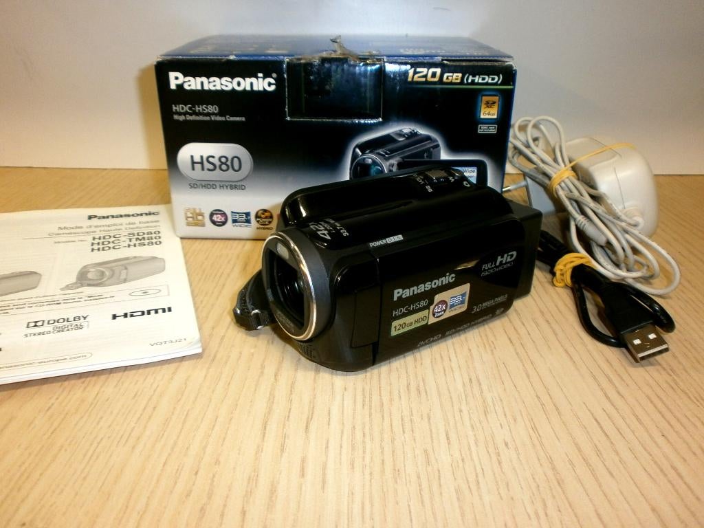 Panasonic HDC-HS80, Panasonic, Full HD, 20x of meer, Ophalen of Verzenden