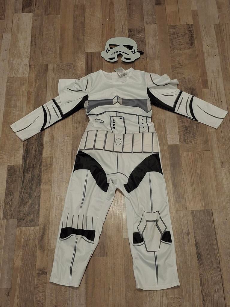 Verkleedkleding verkleedpak Star Wars Stormtrooper maat 116, Ophalen of Verzenden, Gebruikt, 110 t/m 116, Jongen of Meisje