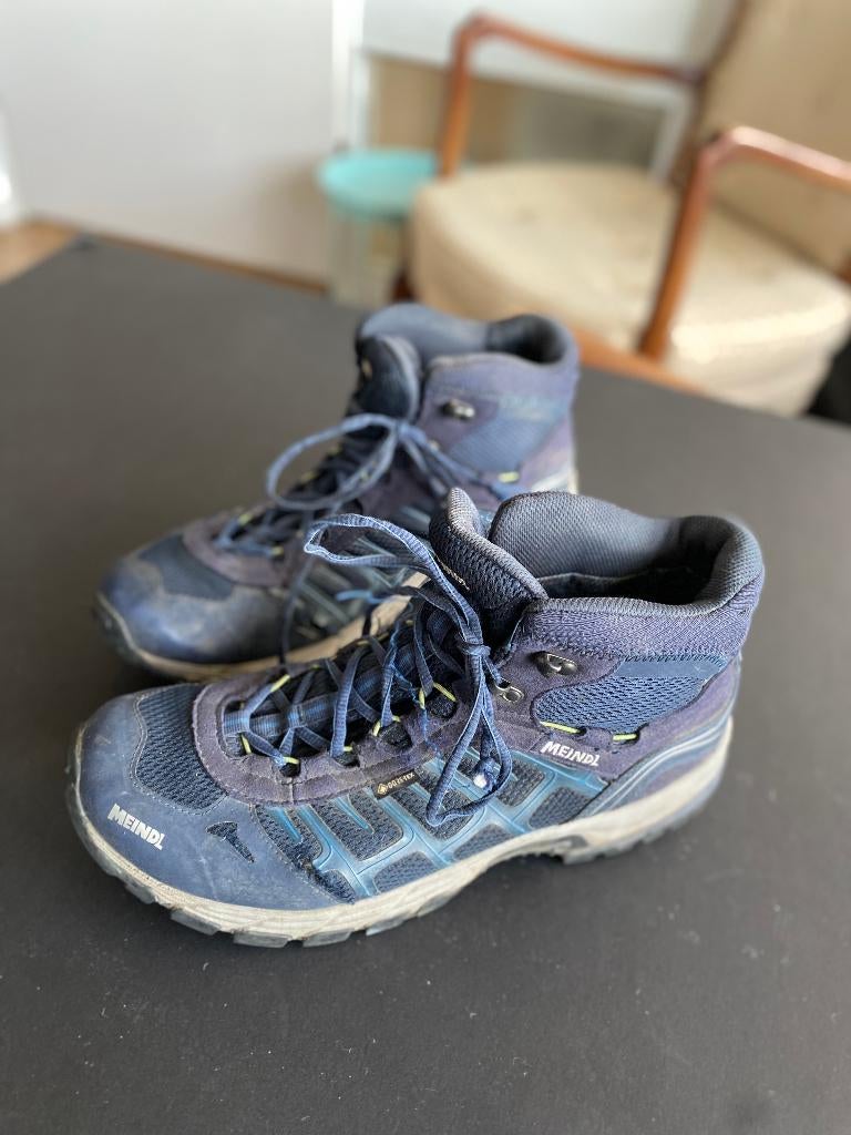 Blauwe Meindl 5558-49 wandelschoenen met Gore-Tex, maat 44, Sport en Fitness, Bergsport en Wandelen, Ophalen of Verzenden, Gebruikt