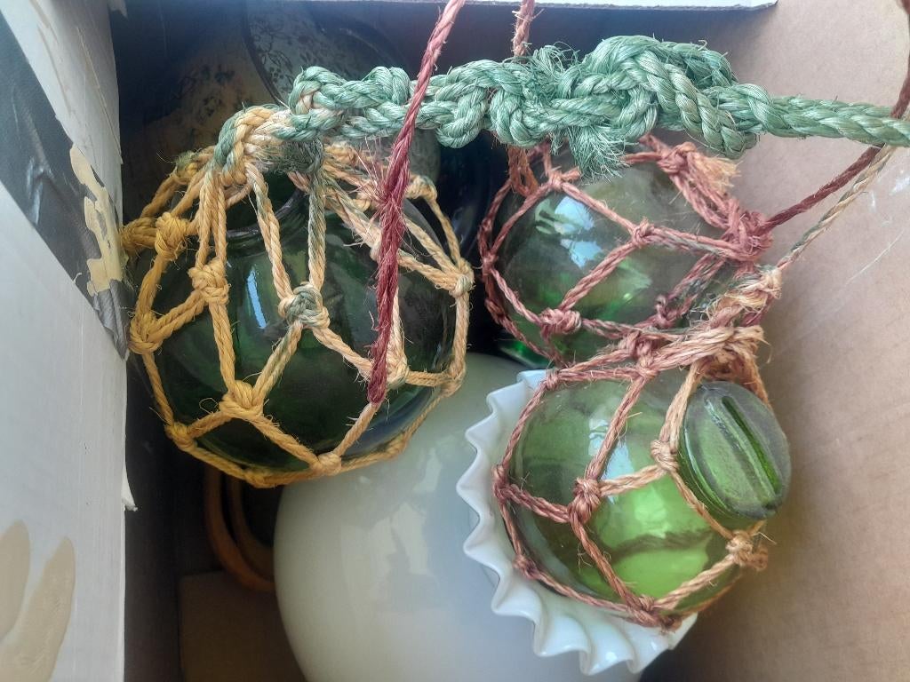 Nettendrijvers visnet drijver vissersbollen, Verzenden, Zo goed als nieuw, Motorboot of Zeilboot, Gebruiksvoorwerp