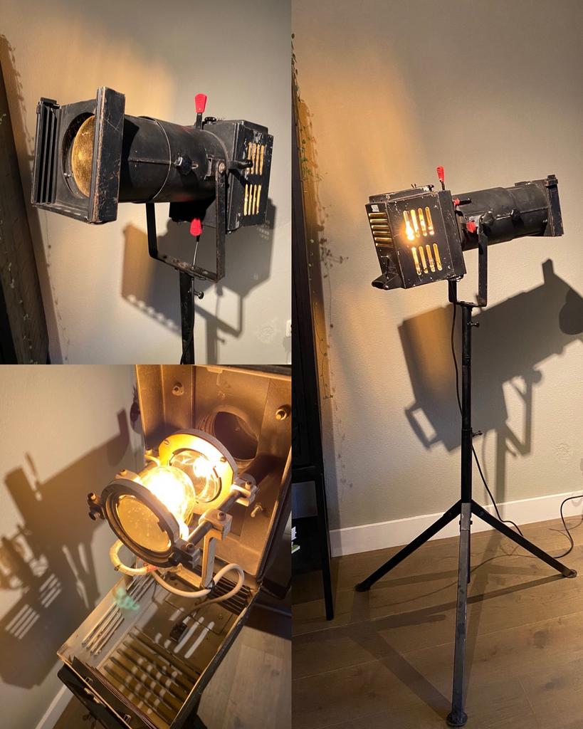 EMI Emil Niethammer theaterspots jaren 70, Ophalen, Zo goed als nieuw, Metaal of Aluminium, Led