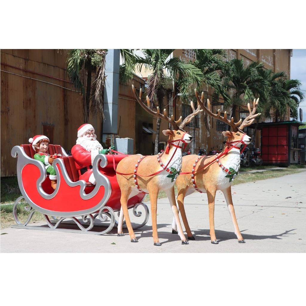 Complete Arreslee Foursome Set - Kerstman - Levensgroot, Diversen, Kerst, Ophalen, HorecaBeelden, Nieuw, HorecaBeelden