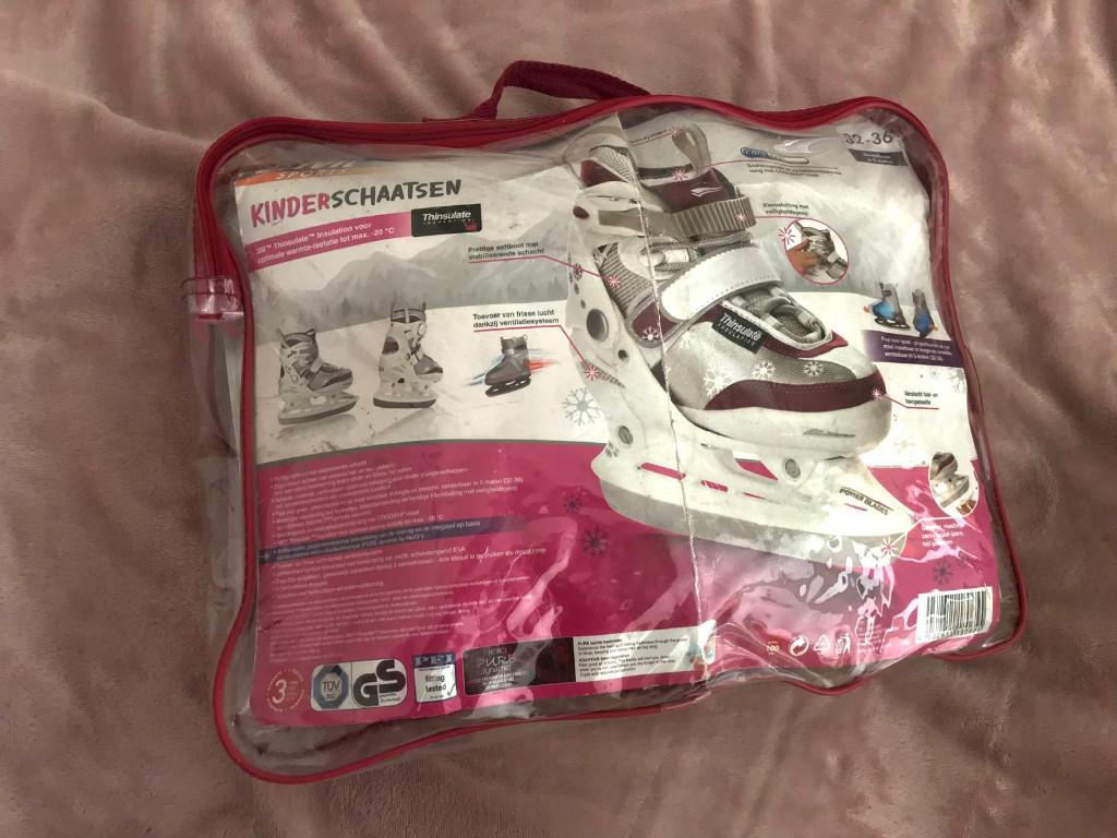 kinder schaatsen maat 32-36 verstelbaar, Overige merken, Gebruikt, Ophalen of Verzenden, IJshockeyschaatsen
