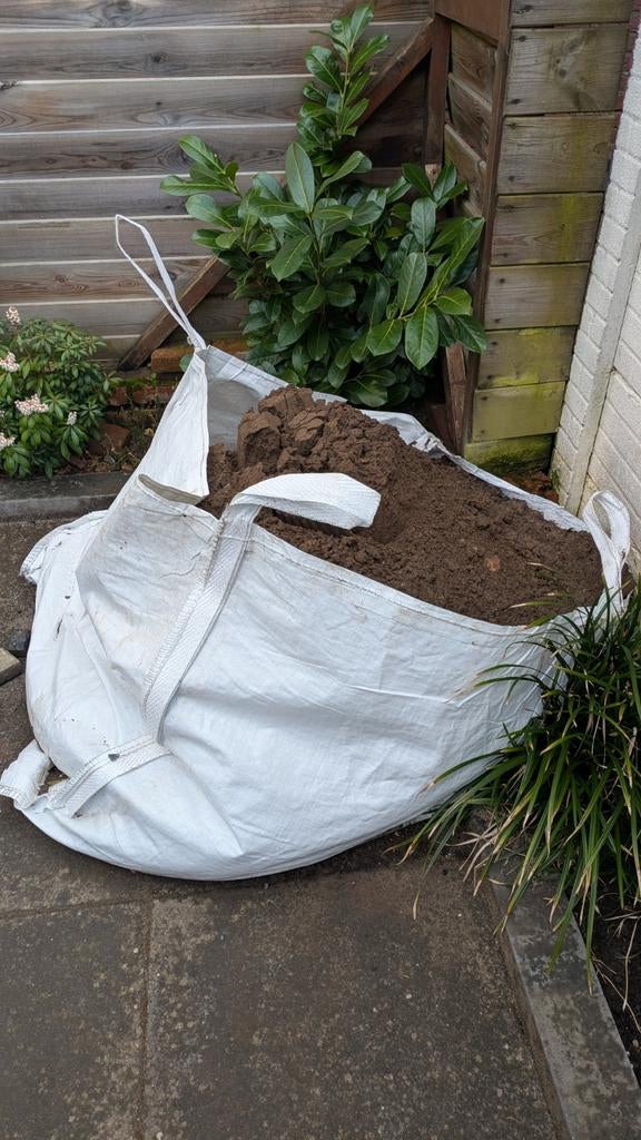 Gratis zand / aarde in bigbag ophalen ~0,5 m3, Ophalen, Ophoogzand