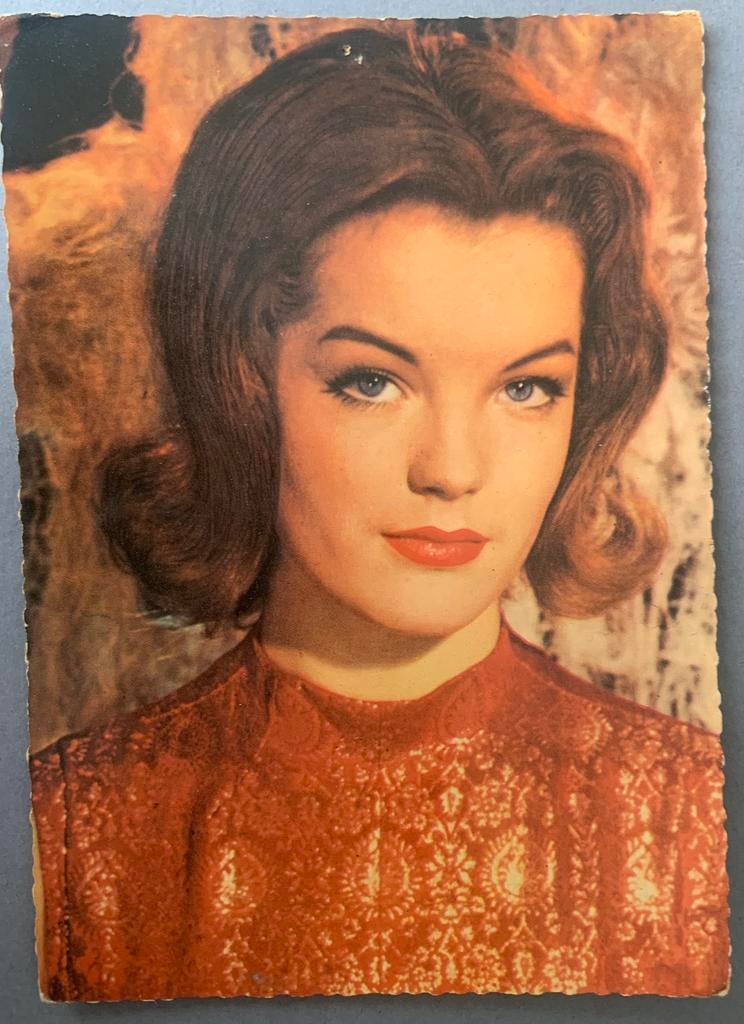 Romy Schneider kaart, Verzamelen, Ophalen of Verzenden, Sterren en Beroemdheden