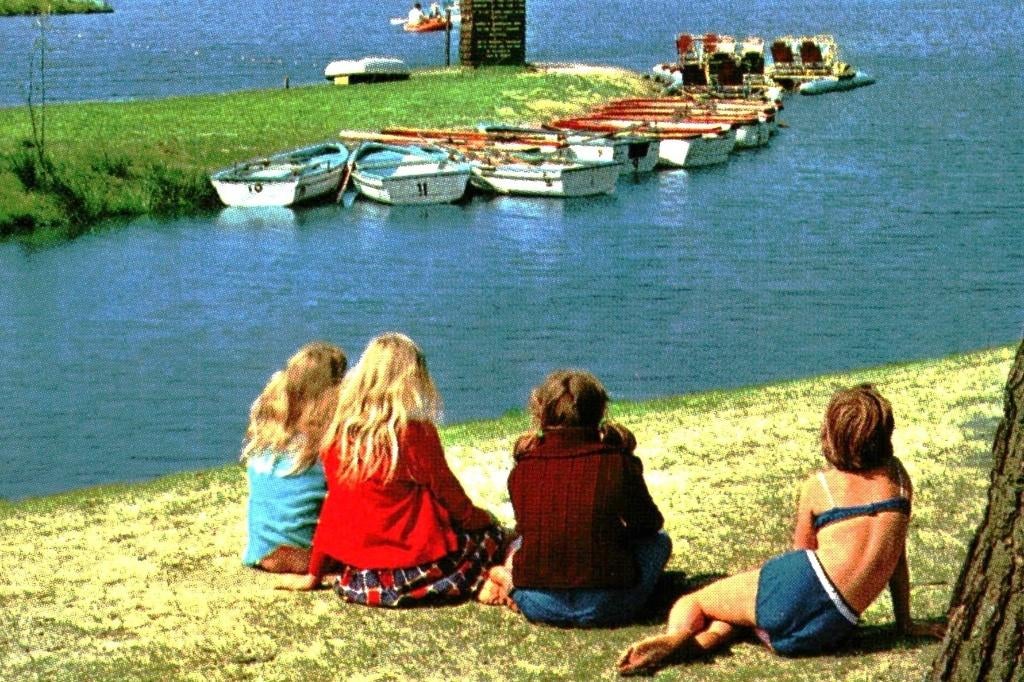 18648 Otterlo Gld 1976 Zwembad Natuurbad De Zanding Gelopen, Ophalen of Verzenden, 1960 tot 1980, Gelopen, Gelderland