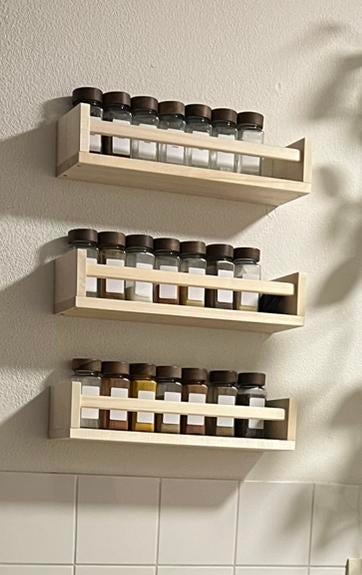 Kruidenpotten met planken, Huis en Inrichting, Ophalen of Verzenden, Zo goed als nieuw, Hout, Minder dan 50 cm