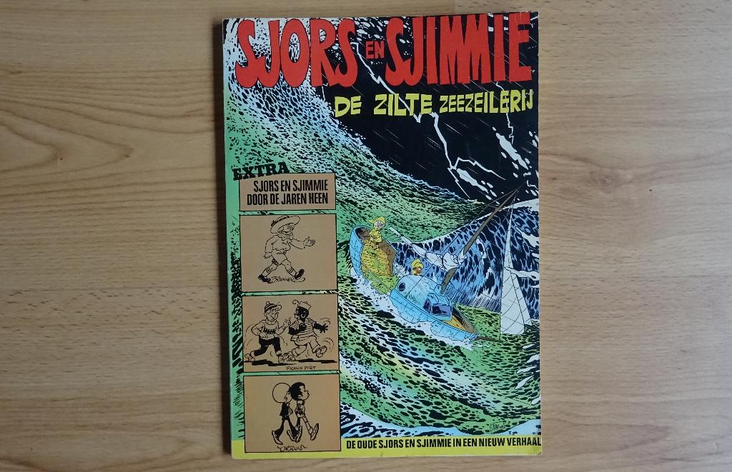 Sjors & Sjimmie, de zilte zeezeilerij, de geheimzinnige fles, Boeken, Stripboeken, Gelezen, Eén stripboek, Ophalen of Verzenden