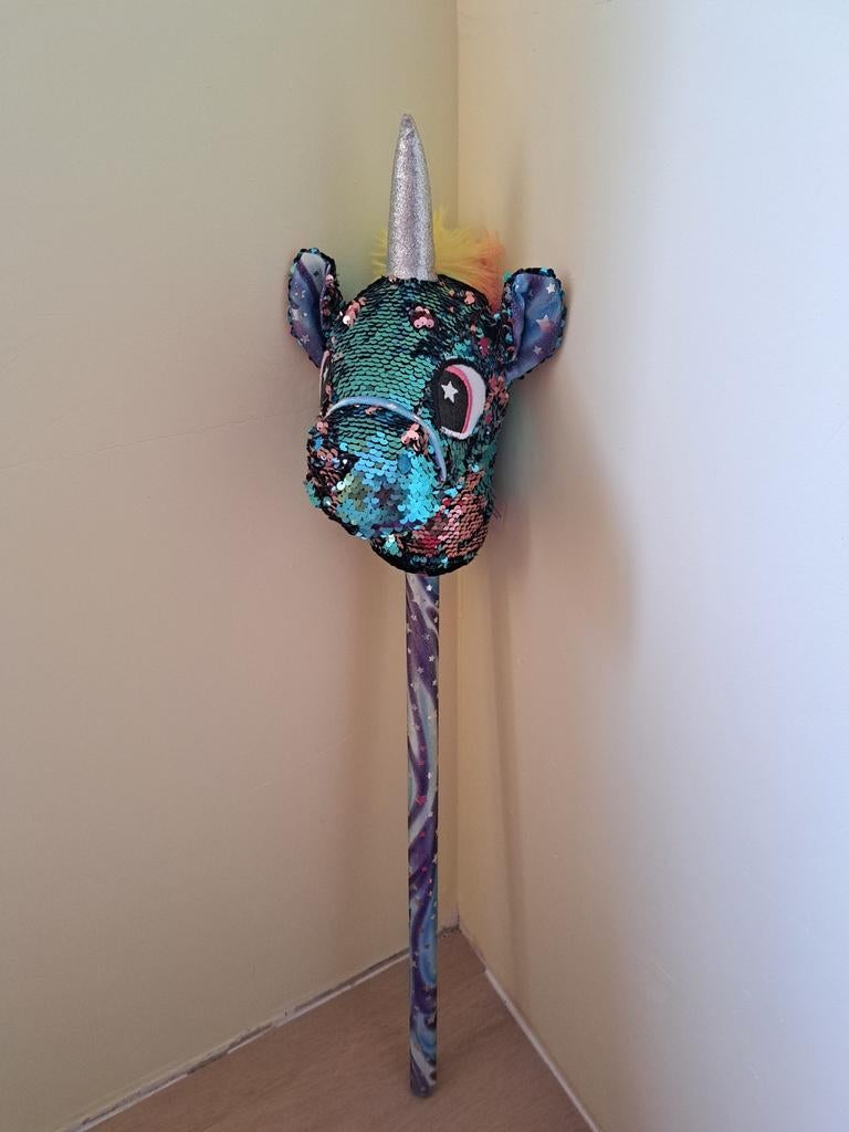 Eenhoorn stokpaard -  Nieuw, Kinderen en Baby's, Speelgoed | Overig, Ophalen of Verzenden