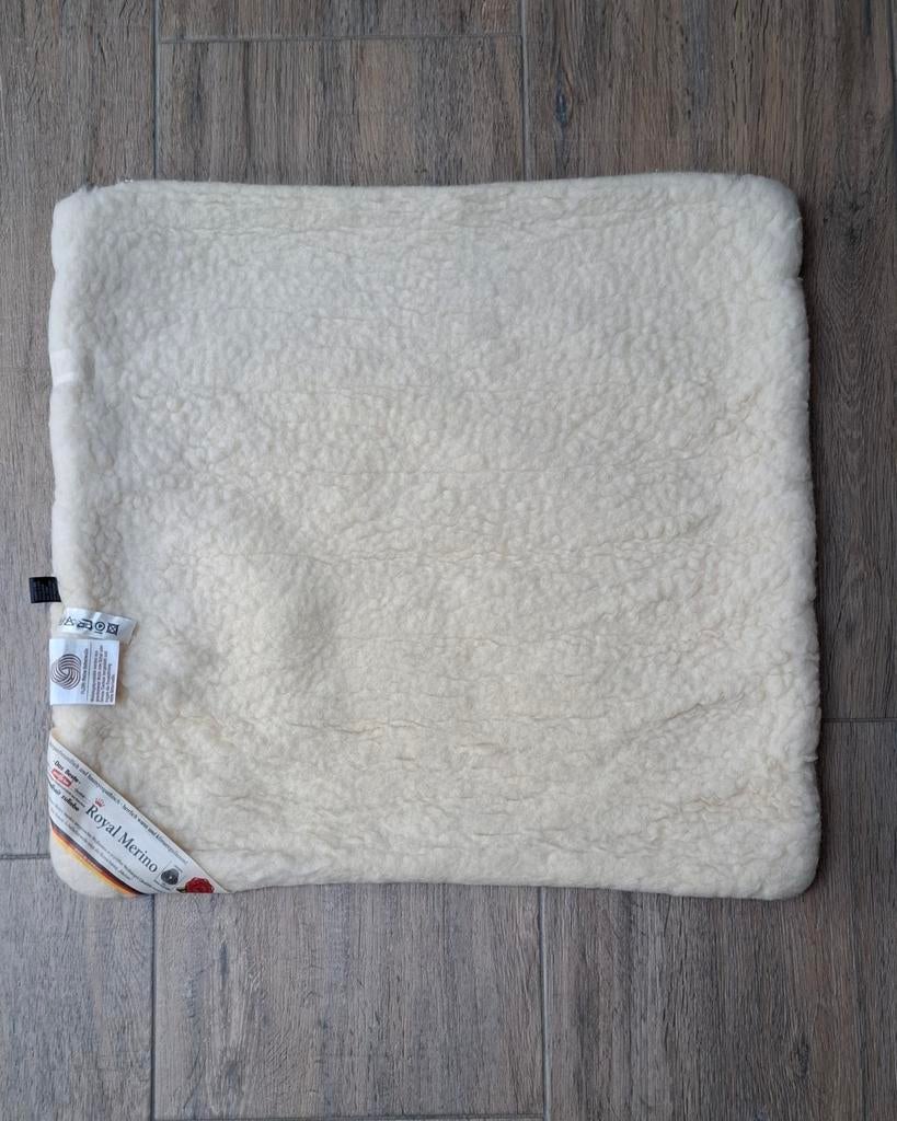 100% Wollen Hoofdkussen Sloop - Royal Merino, Huis en Inrichting, Slaapkamer | Beddengoed, Eenpersoons, Wit, Nieuw, Ophalen of Verzenden