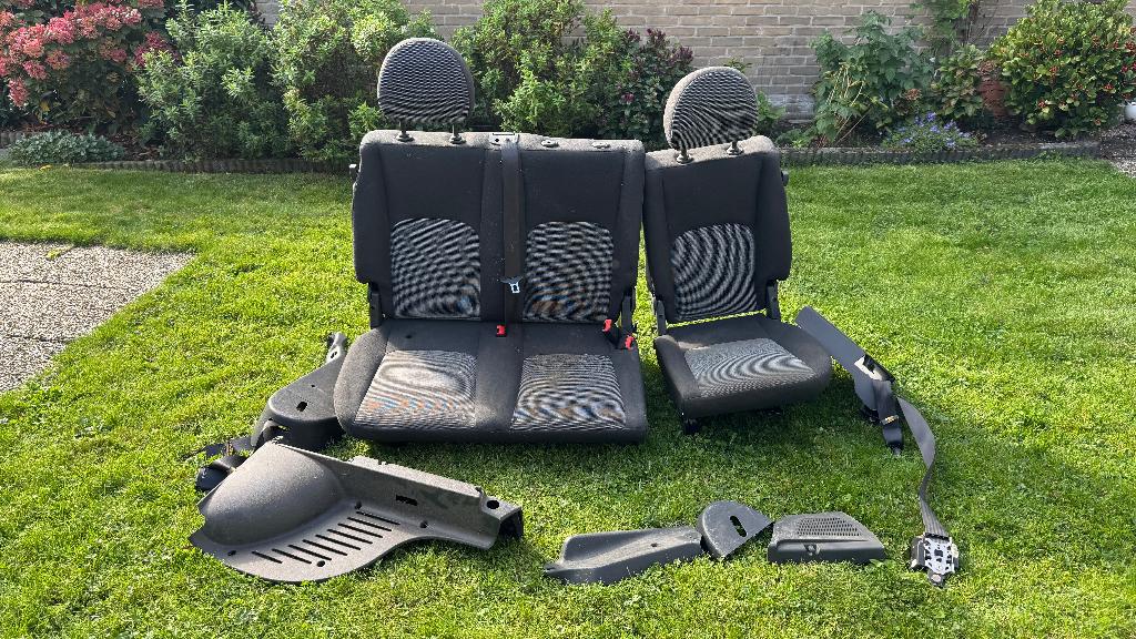 Fiat Doblo achterbank inklapbaar en andere onderdelen, Ophalen, Gebruikt, Fiat