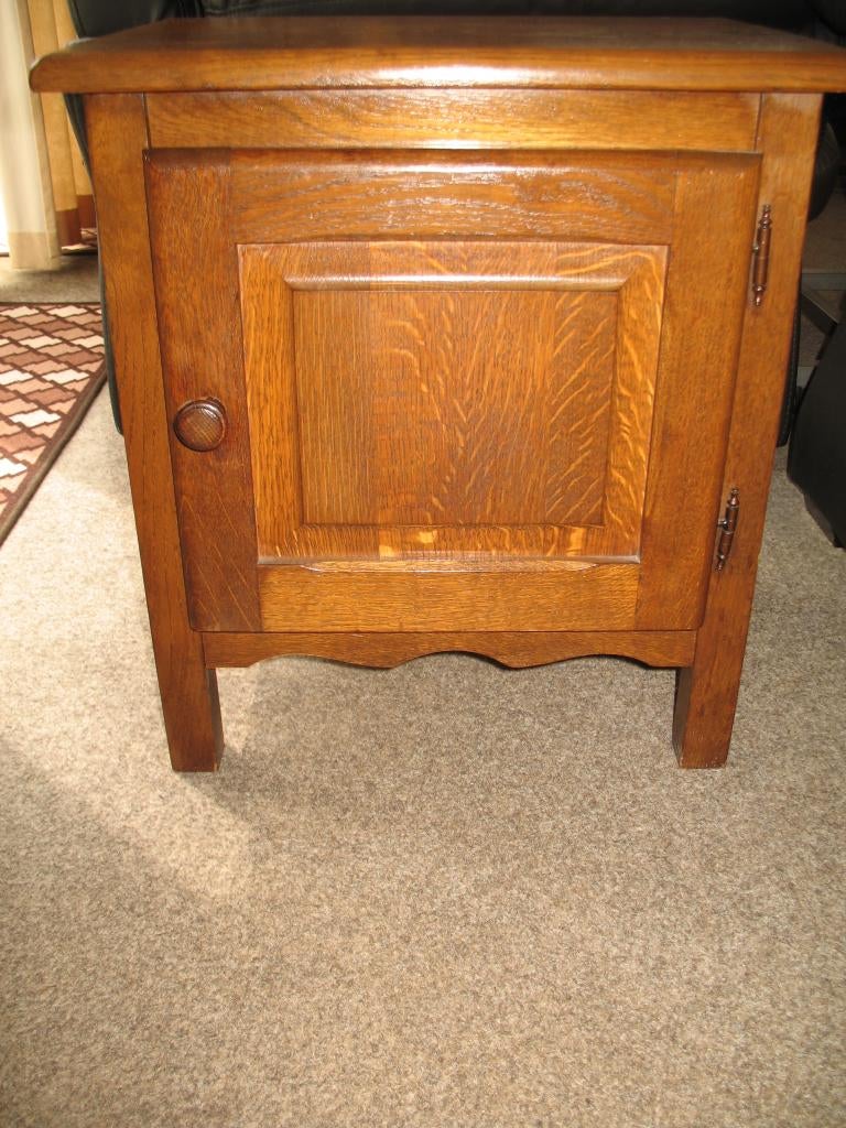 Klein Houten Kastje met Deur Vintage, Ophalen, Gebruikt