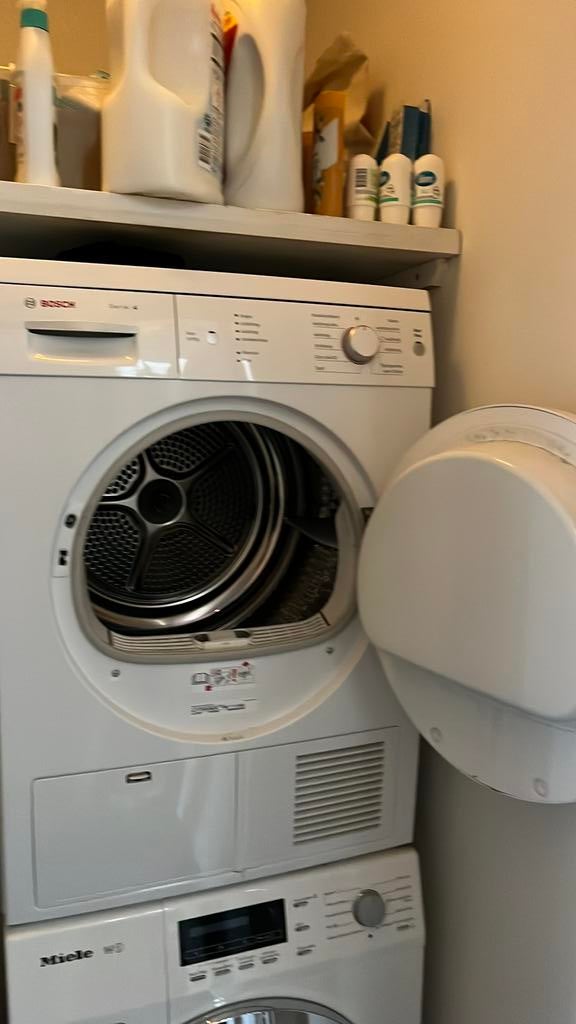 Bosch droger, Ophalen, 6 tot 8 kg, Luchtafvoer, Zo goed als nieuw