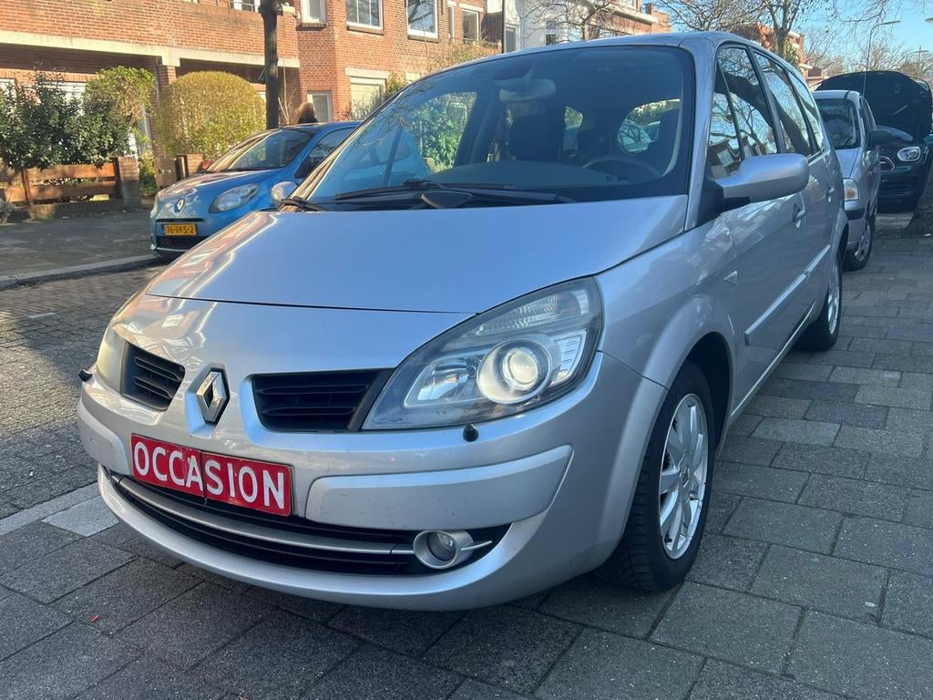 Renault Grand Scenic 2.0 Turbo - UNIEK - 222.000km - 2007, Voorwielaandrijving, 1998 cc, Stof, Zwart