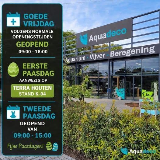 Openingtijden met Pasen, Dieren en Toebehoren, Reptielen en Amfibieën, Overige soorten, 0 tot 2 jaar