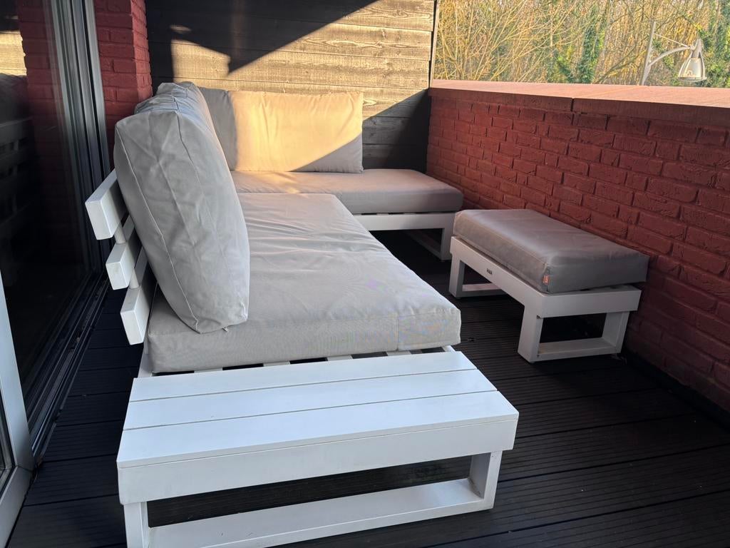 LIFE OUTDOOR LIVING Loungeset Ibiza  Aluminium, Ophalen, Gebruikt, 3 zitplaatsen, Aluminium
