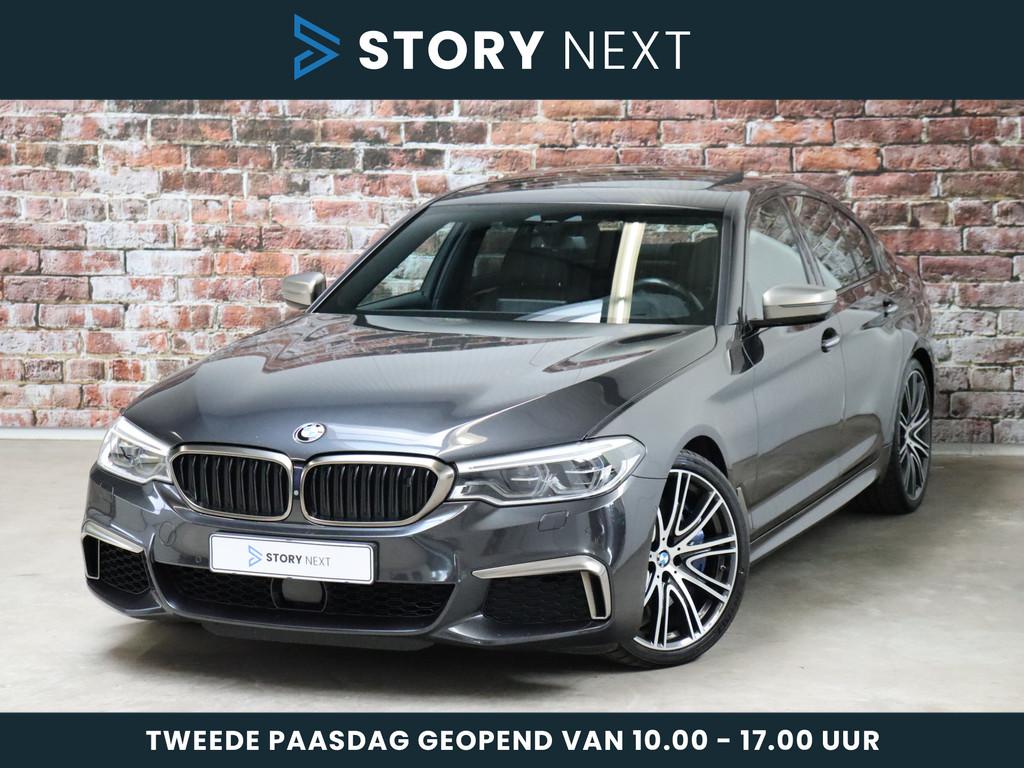 BMW 5 Serie Sedan M550i xDrive High Executive M Sport Pakket, Automaat, Stoelverwarming, Gebruikt, 2000 kg