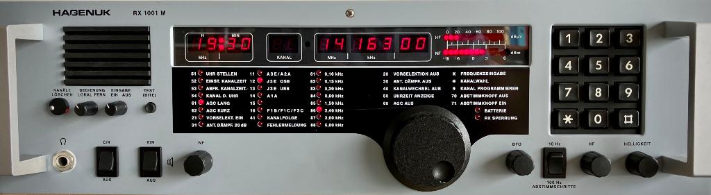 Hagenuk RX 1001 MVB HF ontvanger – getest en compleet, Ophalen, Gebruikt, Ontvanger