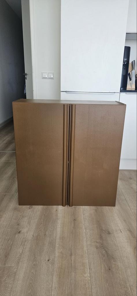IVAR Ikea kast, bruin geschilderd met latjes, Ophalen, Gebruikt