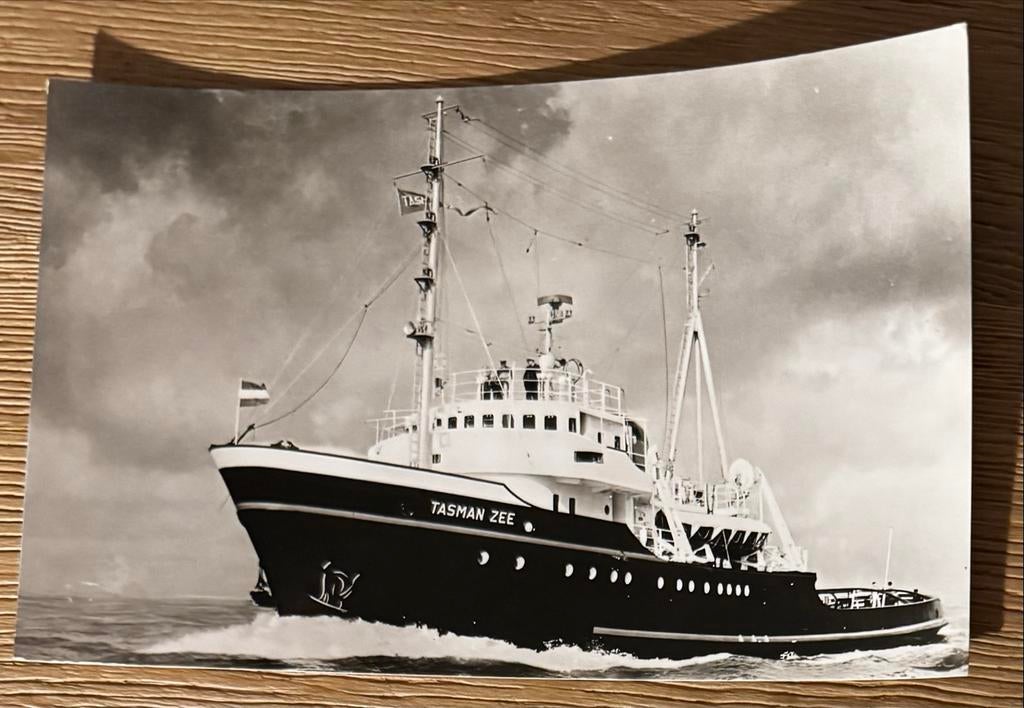 Echte foto sleepboot Tasman Zee, L. Smit & Co's Rotterdam, Ophalen, Gebruikt, Foto, Voor 1940