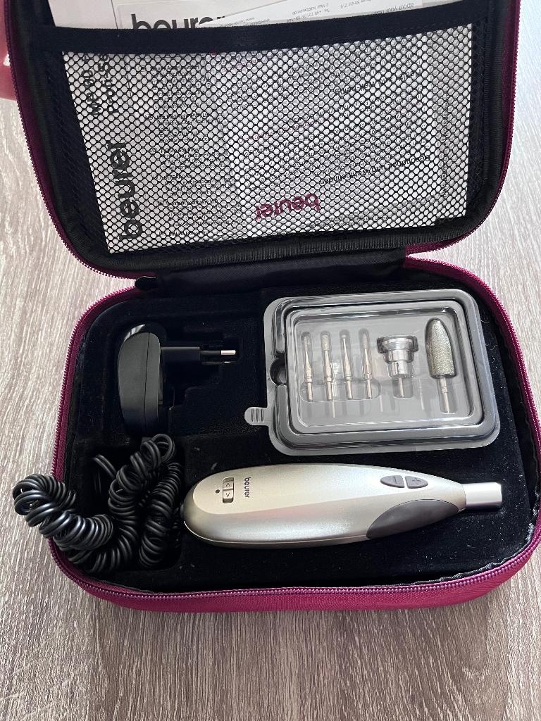 Beurer MP 60 Elektrische manicure-/pedicureset, Ophalen of Verzenden, Gebruikt, Hand- en Voetverzorging