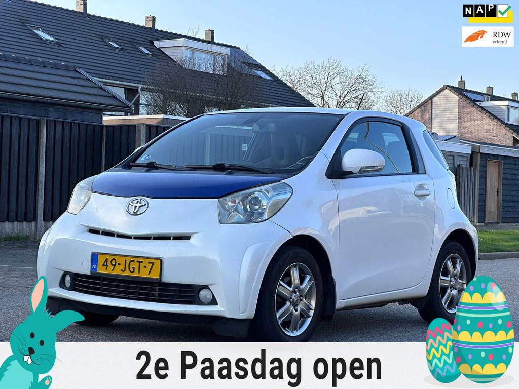Toyota IQ 1.0 VVTi Aspiration Stoelverwarming*Clima*NAP*Half, Gebruikt, 4 stoelen, Leder en Stof, Bedrijf