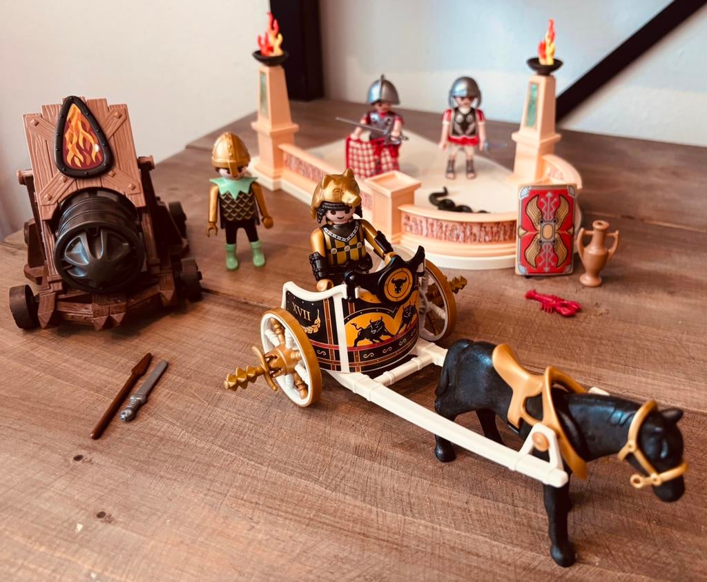 Playmobil Gladiatoren Set met Arena en Katapult, Kinderen en Baby's, Speelgoed | Playmobil, Ophalen of Verzenden