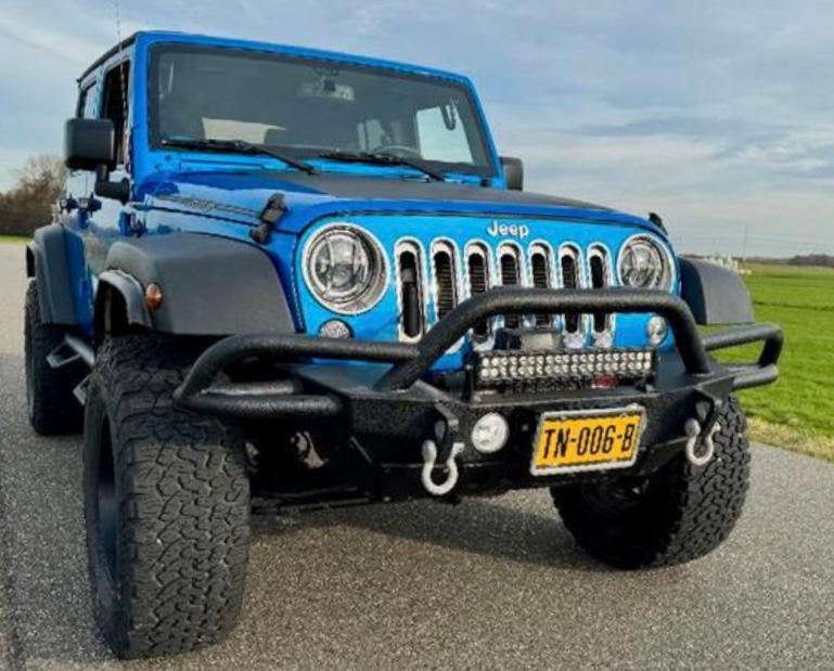 ‼️JEEP WRANGLER JK 3.6 V6 284PK EXTREME BLUE HARD/SOFFTOP‼️, Automaat, Stof, Zwart, 1885 kg