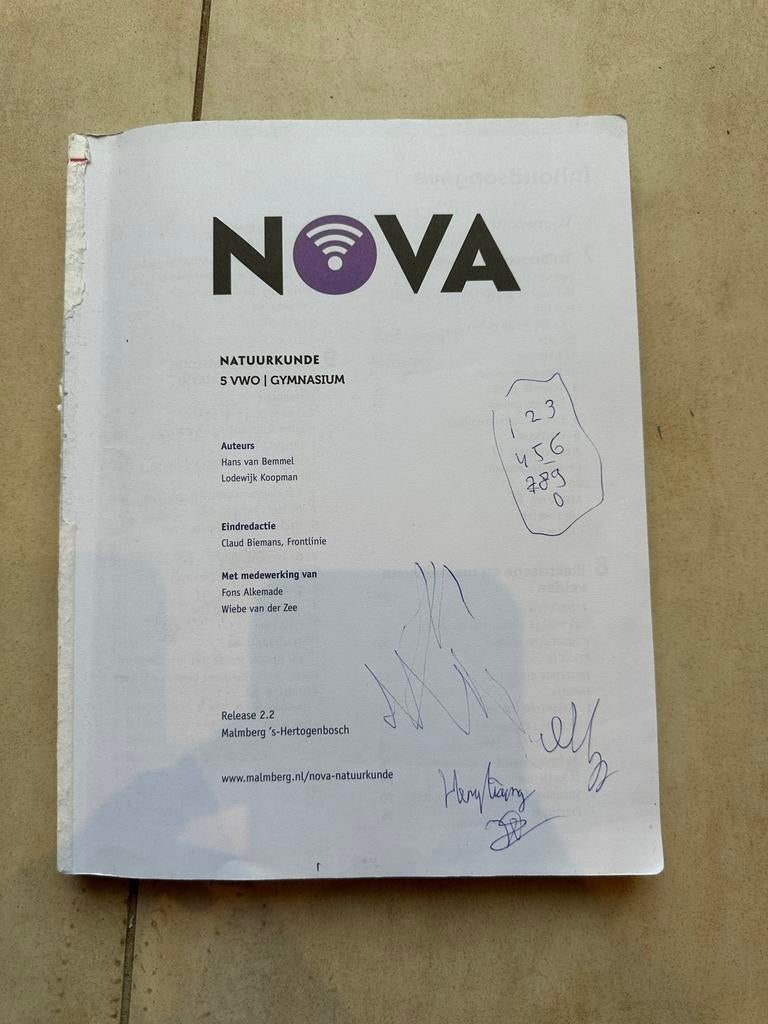 NOVA Natuurkunde 5 VWO | Gymnasium - Malmberg, Ophalen of Verzenden, Beta, Gelezen