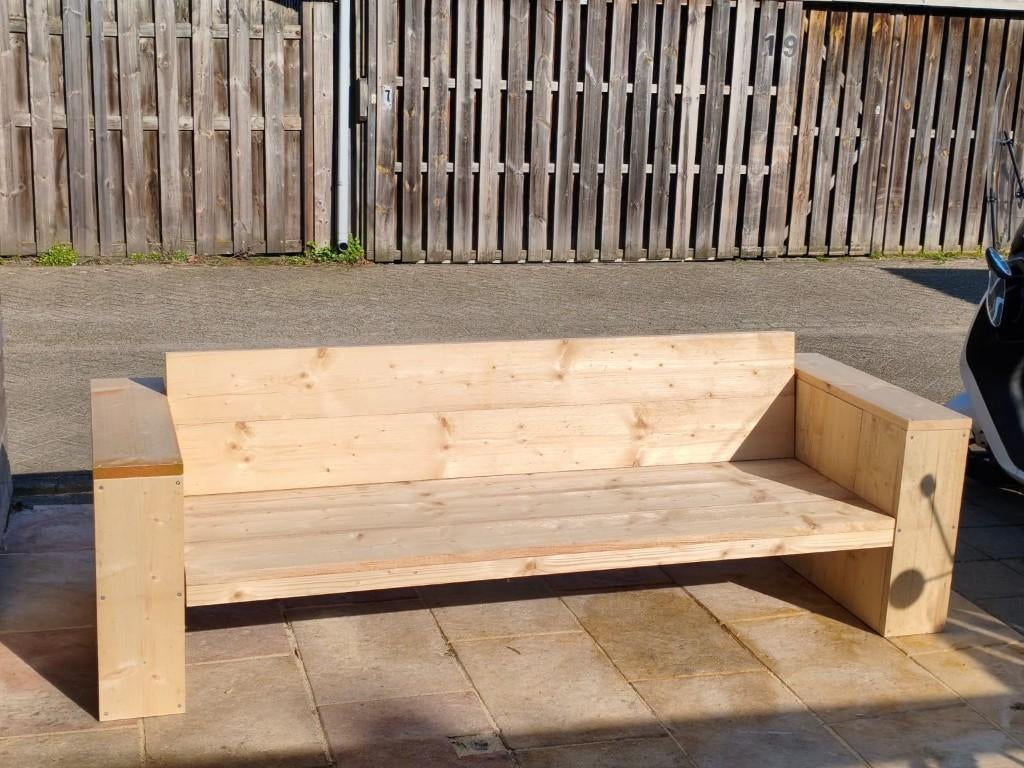 steigerhouten tuinbank, Ophalen, Nieuw, Hout