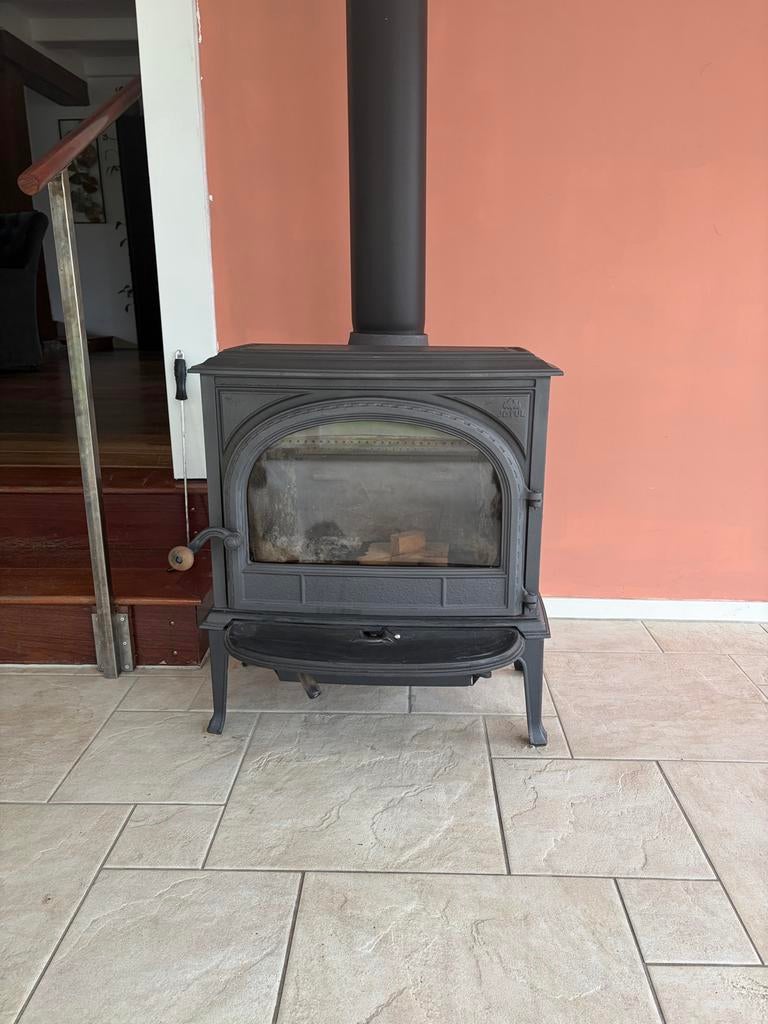 Jotul F400 SE Houtkachel - Hoog Rendement, Ophalen, Gebruikt, Houtkachel, Vrijstaand