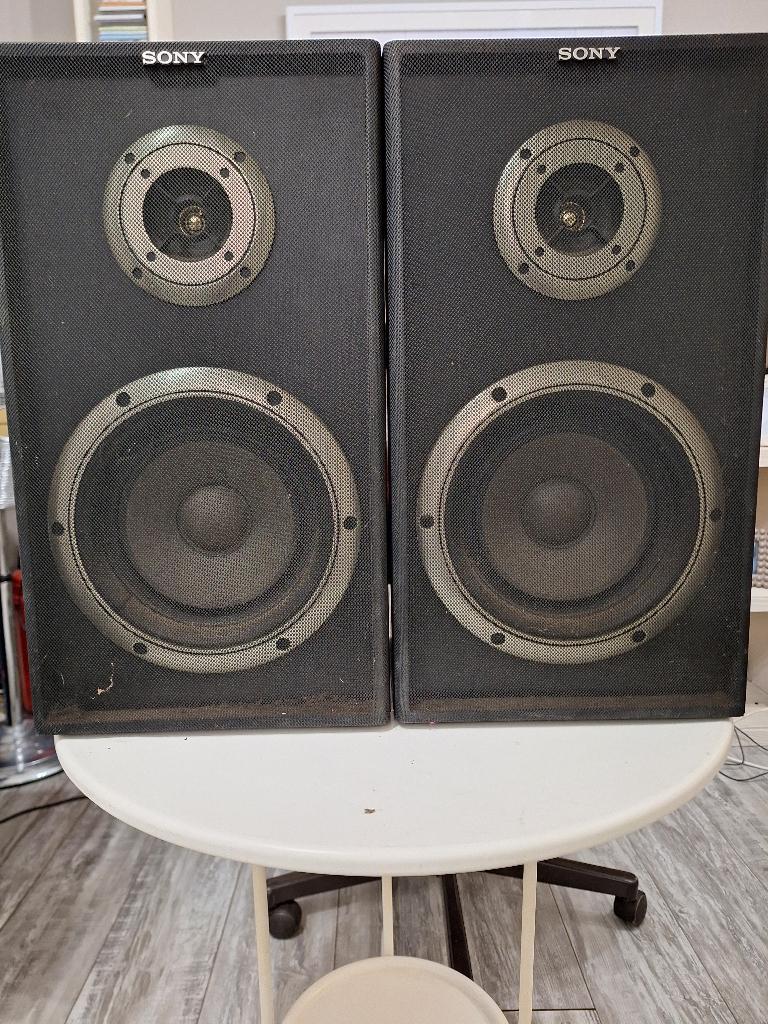Sony+JVC luidsprekers, Ophalen, Gebruikt, Sony, Minder dan 60 watt