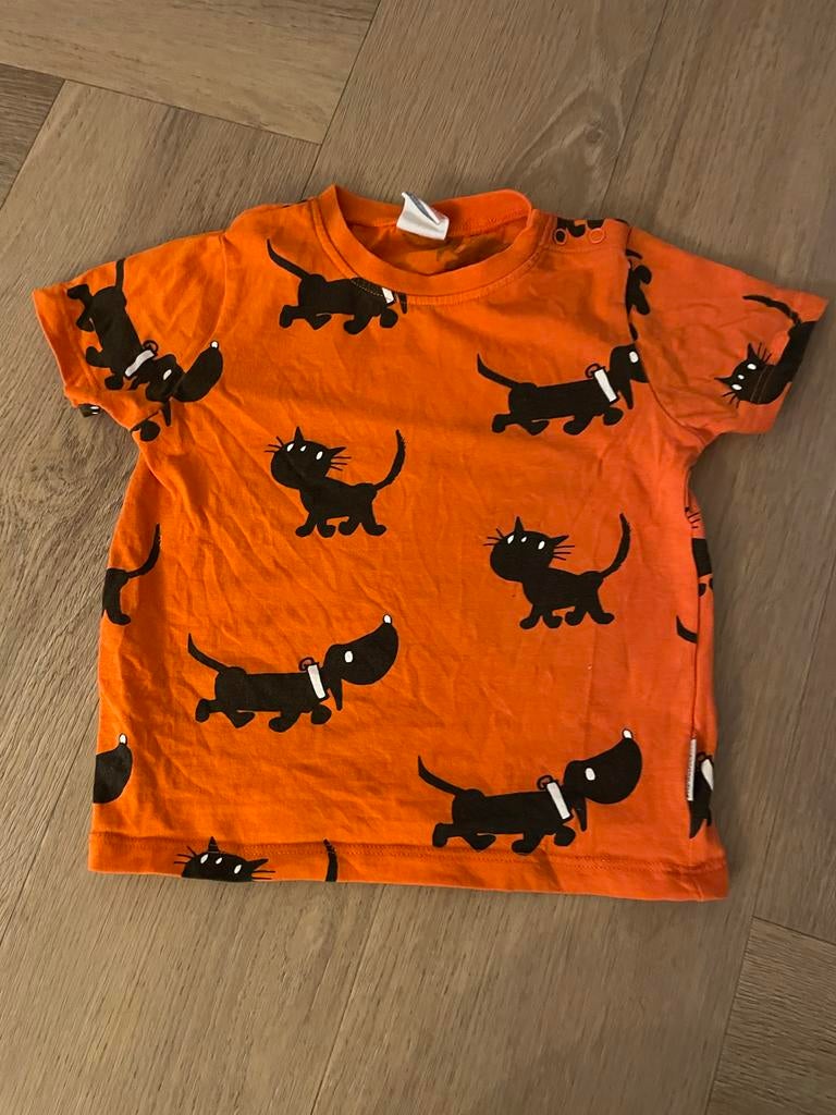 Hema Takkie en Siepie shirt maat 80, Ophalen of Verzenden, Zo goed als nieuw, Jongetje of Meisje, Shirtje of Longsleeve