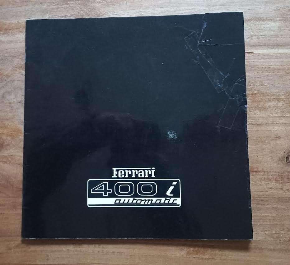 Ferrari 400i Automatic Catalogus 10/1981, Gelezen, Ferrari S.p.A., Ophalen of Verzenden, Ferrari