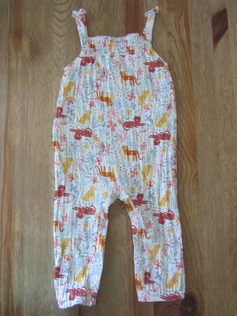 Jumpsuit met panters Primark maat 80, Ophalen of Verzenden, Gebruikt, Meisje, Pakje