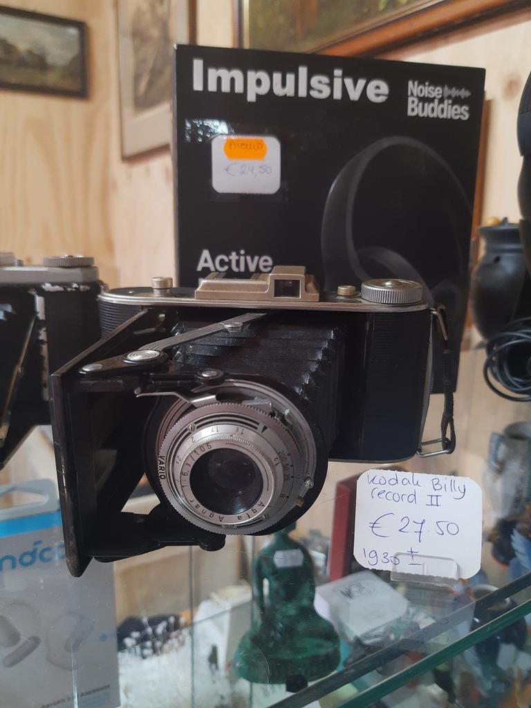 Vintage balg camera's: Kodak Billy Record II en Zeiss Ikon, Ophalen of Verzenden, Compact, Kodak