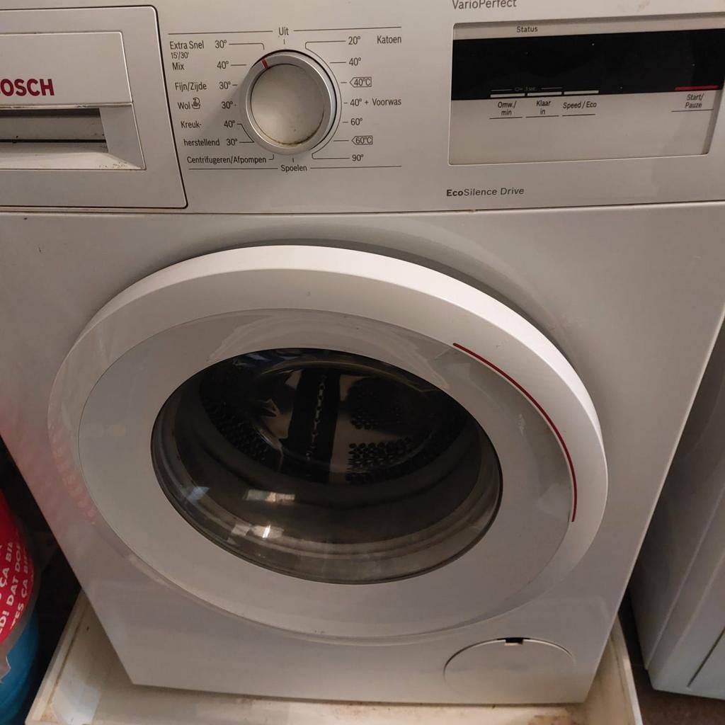 Bosch wasmachine, Witgoed en Apparatuur, Wasmachines, Ophalen, Gebruikt, Voorlader, 85 tot 90 cm