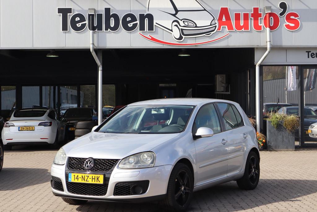 Volkswagen Golf 1.4 Trendline Nieuwe APK, Airco, Cruise cont, Voorwielaandrijving, Stof, Gebruikt, Zwart