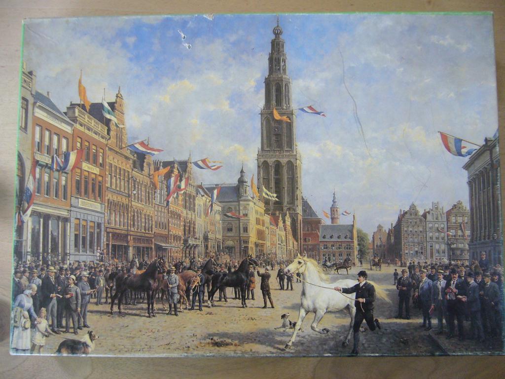 Puzzel "peerdespul"  28 aug. Groningen, Ophalen, 500 t/m 1500 stukjes, Gebruikt, Legpuzzel