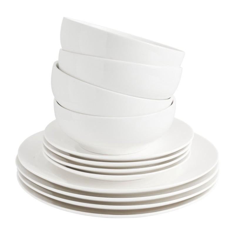 Nieuwe 12-delige witte serviesset Xenos, Ophalen of Verzenden