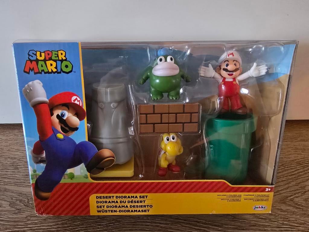 Super Mario - Playset - Desert Diorama Set, Verzamelen, Ophalen of Verzenden, Gebruikt
