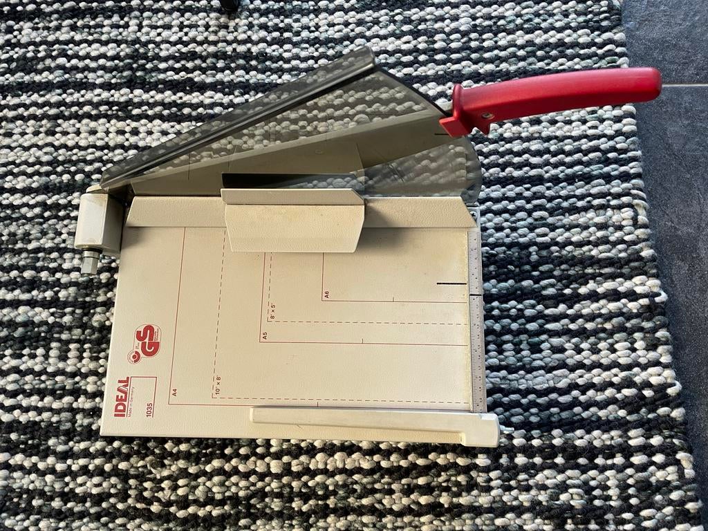 iDEAL 1035 bordsnijmachine, Diversen, Papierwaren, Zo goed als nieuw, Ophalen