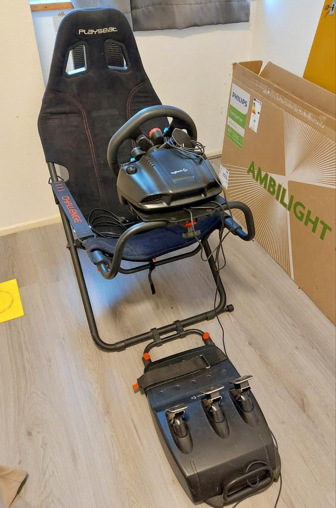 Playseat Challenge + Logitech G29 racestuur + pedalen, Spelcomputers en Games, Spelcomputers | Sony PlayStation Consoles | Accessoires
