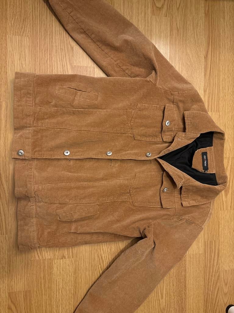 Stijlvol Corduroy Jasje - Bruin, Kleding | Heren, Jassen | Winter, Ophalen of Verzenden, Zo goed als nieuw, Maat 52/54 (L), Bruin