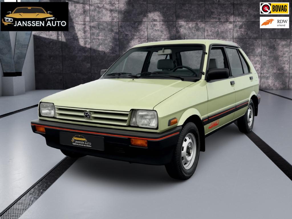 Subaru Justy 1.2 GL 4WD GL/II J12 | Uniek | 4x4 | Geheel ori, Voorwielaandrijving, Justy, Gebruikt, Bedrijf