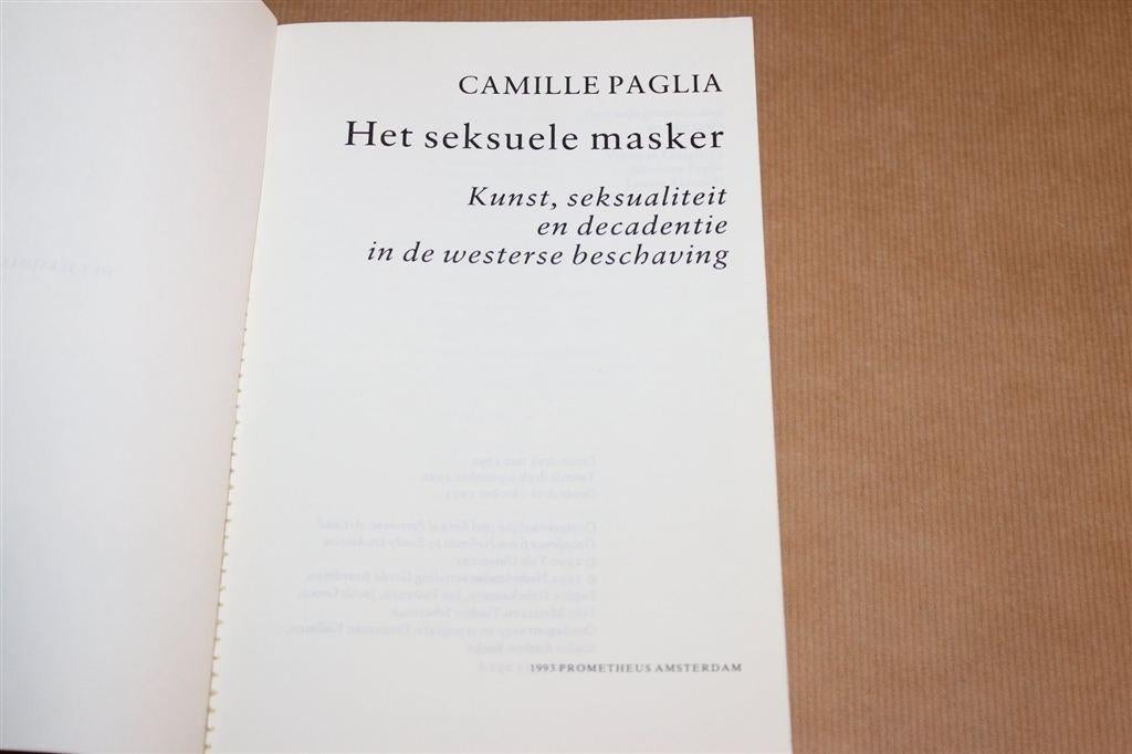 Het Seksuele Masker — Camille Paglia, Kunst & Seks [1993], Ophalen of Verzenden, Gelezen