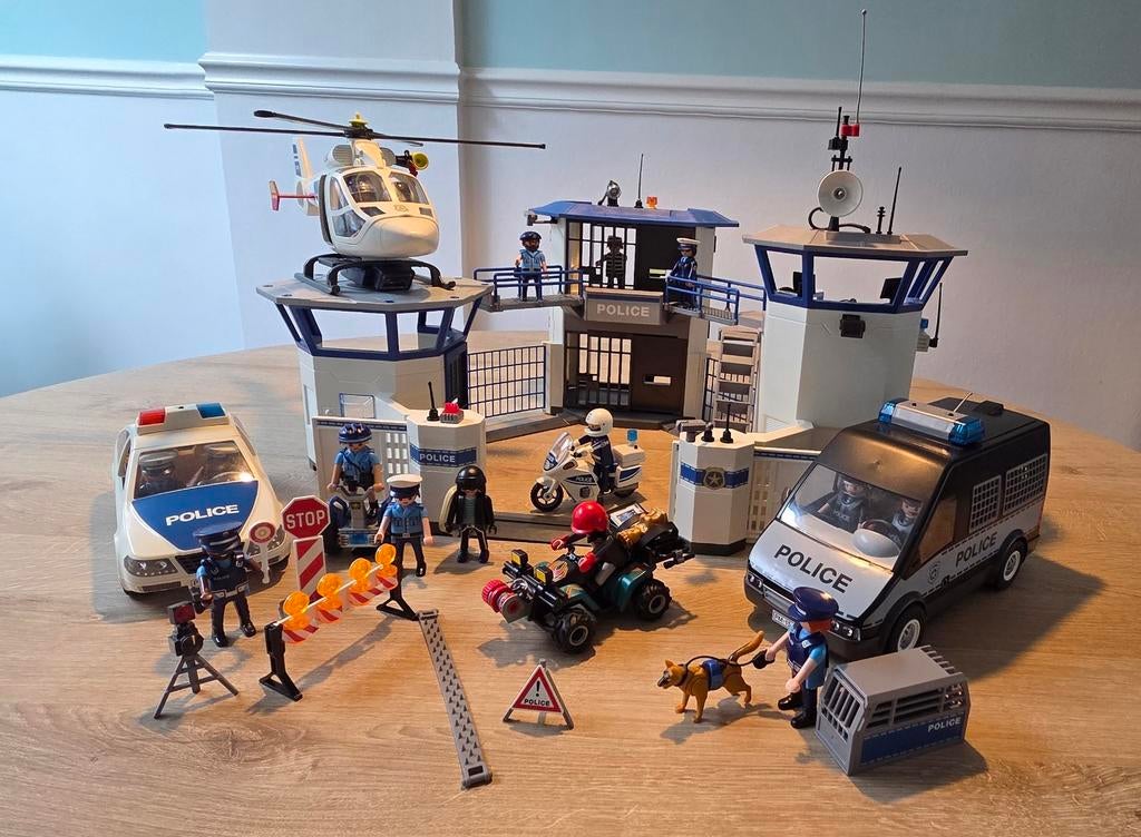Politie set playmobil, Ophalen, Zo goed als nieuw, Complete set