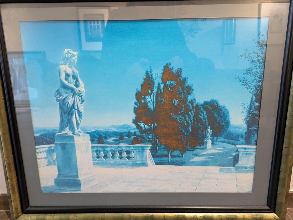 Grafiek Carel Willink, Ophalen, Zeefdruk, Ingelijst